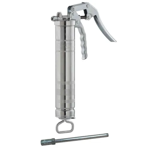 Einhandpresse Mato TG500 - Verzinkte Handfettpresse für 400g Kartuschen - Fettpressen & Schmiergeräte, ideal für präzises Schmieren mit einfacher Handhabung und langlebiger Verzinkung.