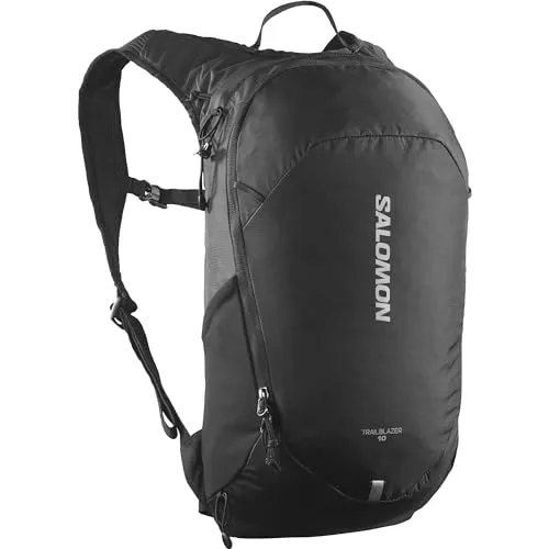 SALOMON Rucksack TRAILBLAZER 10 - Uni., black/alloy - Daypacks mit 10 Litern Fassungsvermögen, ideal für Wanderungen und Läufe, bietet optimalen Tragekomfort und Stauraum.