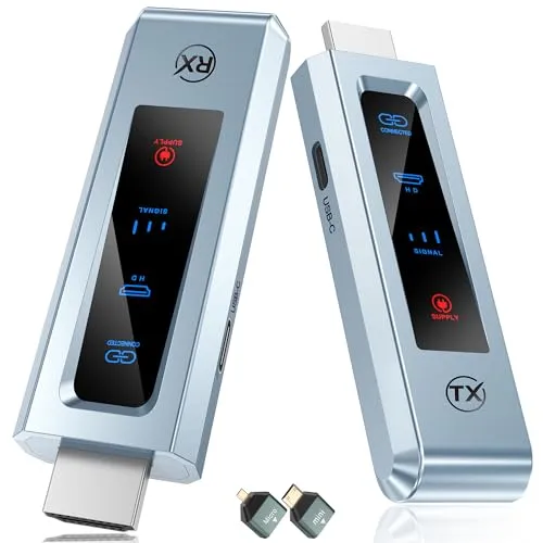 Wireless HDMI Sender und Empfänger – 4K Streaming bis 30m