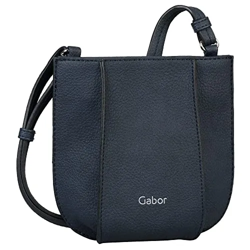 Gabor Alison Damen Umhängetasche S Blau - Elegante Damen-Schultertasche aus Kunstleder, perfekt für den Herbst/Winter 2022. Mit Reißverschluss und kompakten Maßen 16,5x2,5x16,5 cm – ein unwiderstehliches Accessoire für jeden Look.
