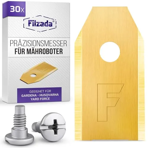 Filzada® 30x Mähroboter Messer LONGLIFE von Filzada