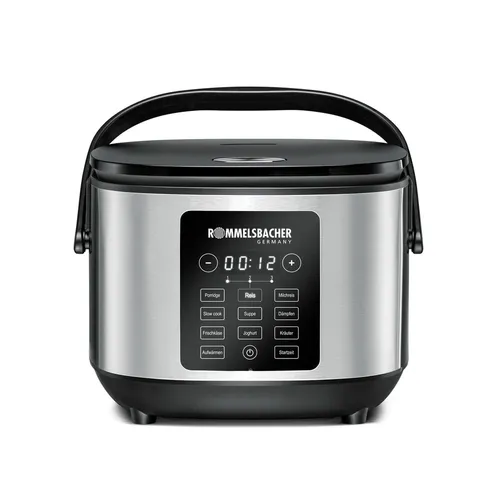 Rommelsbacher MRK 650 - Hochwertiger Reiskocher - Reiskocher für perfekte Reiszubereitung, mit automatischer Warmhaltefunktion und einfacher Bedienung für stressfreies Kochen.