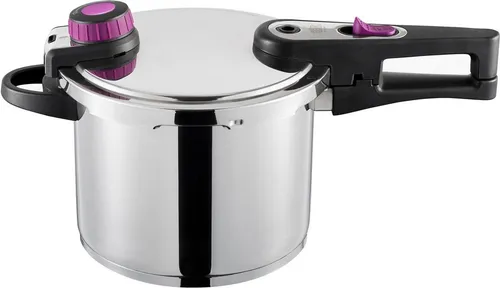 GSW Schnellkochtopf System Plus, Edelstahl 18/8, 6L