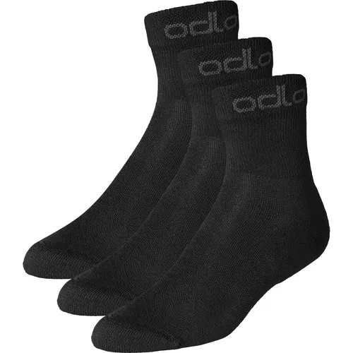 Odlo Active Quarter 3er Pack Socken (Größe 36 , schwarz)