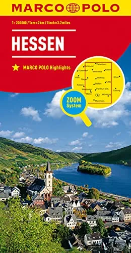 Produktbild MARCO POLO Regionalkarte Deutschland 06 Hessen 1:200.000: Wegenkaart 1:200 000