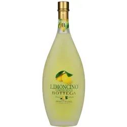 Bottega LIMONCINO Limoncello Liqueur 30% Vol. 0,5l - Likör & Kräuterschnaps – Authentischer italienischer Zitronenlikör, ideal als Digestif oder für Cocktails und Desserts, serviert eiskalt für ein erfrischendes Erlebnis.