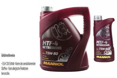 Liter Original MANNOL Getriebeöl MTF-4 Getriebeoel 75W-80 Gear Oil 5