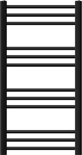 LuxeBath Badheizkörper Sahara 500x800 mm Schwarz matt