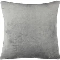 Bestlivings Dekokissen Kuschel Kissenbezug mit Reißverschluss 45 x 45 cm Grau
