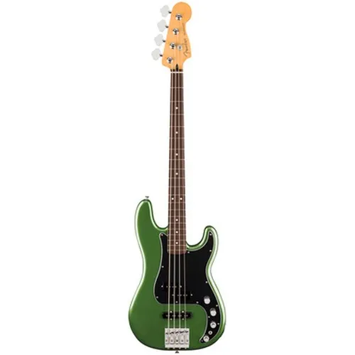 Fender Player II Modified Active Precision Bass Harvest Green Metallic - PJ-Bass mit Erlenkorpus und Player II Noiseless Tonabnehmer, ideal für vielseitige Klänge, inklusive Deluxe Gigbag.