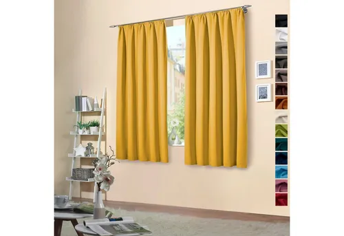 Vorhänge & Gardinen Gelb von Heimtexland