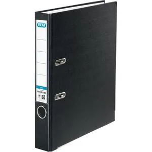 Elba Ordner 10453 SW smart Pro, PP, A4, 5cm, Kunststoffordner, schwarz