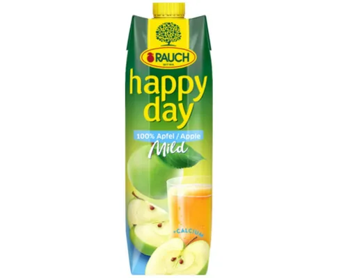 Rauch Fruchtsäfte Saft, Rauch Happy Day Apfelsaft Apfelsaftkonzentrat milde Apfelsorte 1000ml