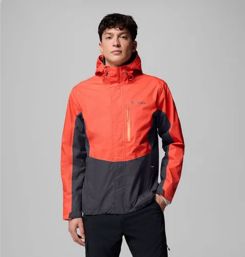 Columbia Pouring Adventure III Jacket XXL - Funktionsjacke für Herren, wind- und wasserdicht mit Omni-Tech-Technologie, perfekt für Wandern und Radfahren bei jedem Wetter.