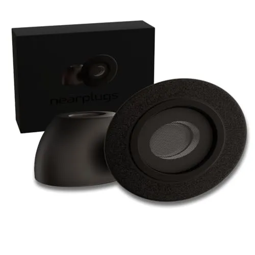Nearplugs Version 2.0 - Memory Foam Ohrstöpsel für AirPods Pro (Generation 1 & 2) | 3 Paare | Bessere Passform & Komfort | Aufsätze
