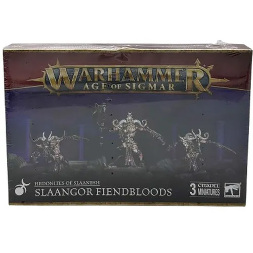 Hedonites: Slaangor Fiendbloods - Warhammer Age of Sigmar - WFB Miniaturen, 3 Slaangor Fiendbloods, starke Linienbrecher mit messerscharfen Zangenklauen, ideal für dominante Angriffe in deiner Armee der Hedonites of Slaanesh.