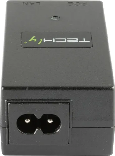 TECHLY PoE Injector 1 Port 48 V DC - Netzteile, ermöglicht die Stromversorgung von Geräten über Ethernet-Kabel, ideal für die Installation von IP-Kameras und Access Points.