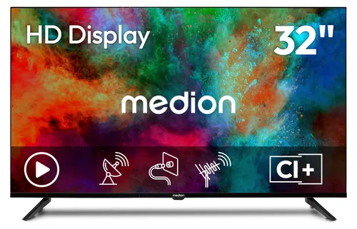 MEDION 80 cm (32 Zoll) HD Fernseher mit Triple Tuner