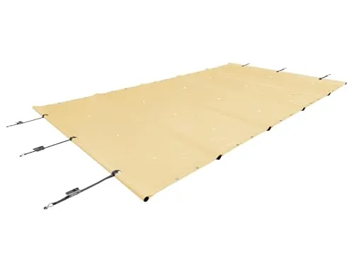 ANKO PLANEN Poolabdeckung Rollschutz 3,5m x 5,5m in beige von ANKO Planen