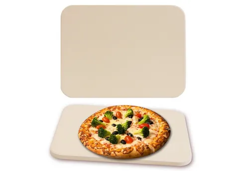 Mucola Pizzastein 30x38 CM - Premium Cordierit Pizzastein für knusprige Pizza, Brot und Flammkuchen – ideal für Backofen und Grill, temperaturbeständig bis 800°C.