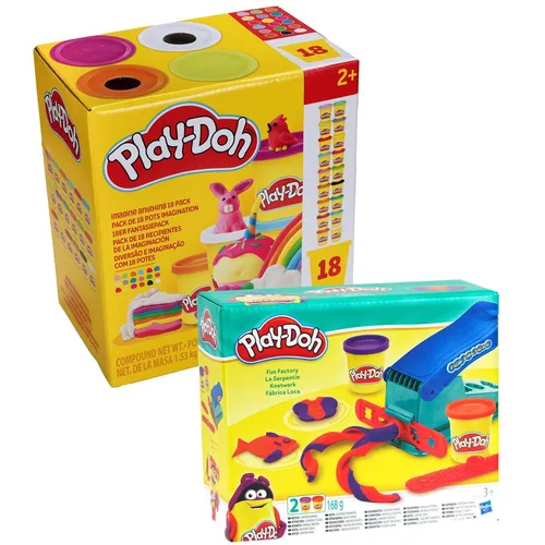 Play-Doh Knetwerkzeug Presse Fun Factory mit 20 Dosen Knete - Das kreative Knetwerkzeug-Set mit 20 Dosen farbenfroher Knete ermöglicht endlosen Spielspaß. Ideal für Kinder ab 3 Jahren, fördert es die Kreativität und Feinmotorik. Enthält eine praktische Knetpresse für spannende Formen!