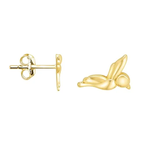 SOFIA MILANI - Damen Ohrringe 925 Silber - vergoldet/golden - Kolibri Vogel Ohrstecker - E1214