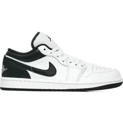 Nike Air Jordan 1 Low M Schuhe 553558-132 - Sneaker mit zeitlosem Design, inspiriert vom Original von 1985, bietet optimalen Tragekomfort dank gekapselter Air-Dämpfung und strapazierfähiger Gummi-Außensohle.