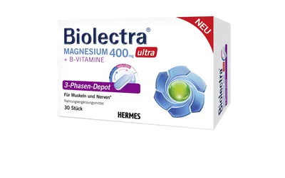 BIOLECTRA Magnesium 400 mg ultra 3-Phasen-Depot 30 St