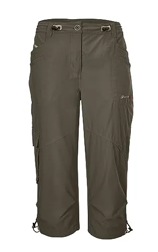 G.I.G.A. DX Damen Gs 31 Wmn Pnts Caprihose - Stoffhosen, leichte und schnelltrocknende Caprihose mit feuchtigkeitstransportierenden Eigenschaften und praktischen Taschen für optimalen Tragekomfort.