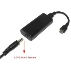 CoreParts MBXUSBC-CO0006 Kabeladapter 4.5*3.0 USB-C Schwarz