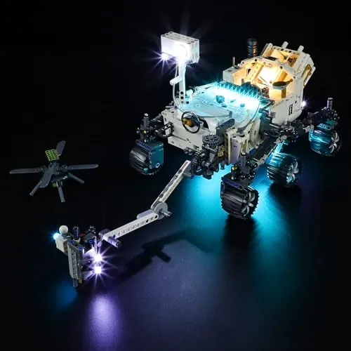 YEABRICKS LED Licht für Lego-42158 Technic NASA Mars Rover Perseverance Bausteine Modell (Lego set nicht enthalten)