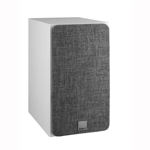 DALI Oberon 1 - Kompakter Regallautsprecher in Weiß - Lautsprecher, kompaktes Design mit kraftvoller Basswiedergabe, ideal für kleine Räume und flexible Platzierung dank integrierter Wandhalterung.