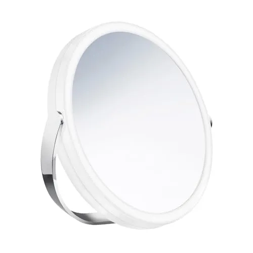 Produktbild Smedbo Outline Kosmetikspiegel mit LED-Beleuchtung | 2-fach schwenkbar