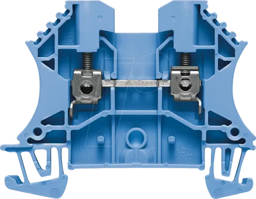 WDU 2.5 BL - Durchgangsklemme Klippon Connect, W-Serie blau