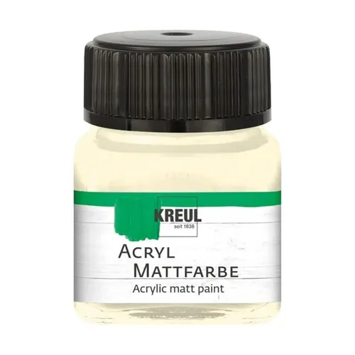 Kreul Acryl Mattfarbe elfenbein 20 ml Glas 100ml/12,45 Euro