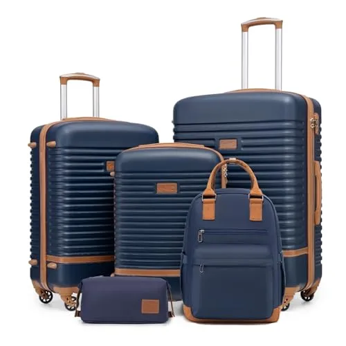 COOLIFE Koffer Trolley Set 5tlg