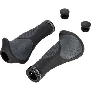 Ergotec / Humpert Frisco 2 AKS-08/2 Lenkergriffe - Universelle Fahrradgriffe in Schwarz, ergonomisches Design für optimalen Komfort und sicheren Halt beim Fahren.