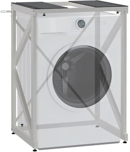 CLP Waschmaschinenregal Caleb I in weiß von CLP