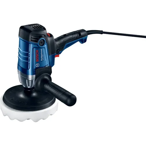 BOSCH Poliermaschine 0 601 3A2 020 - Leistungsstarke 900W Poliermaschine mit 180mm Tellerdurchmesser, ideal für perfekte Oberflächen und schnelle Ergebnisse in der Fahrzeugpflege.