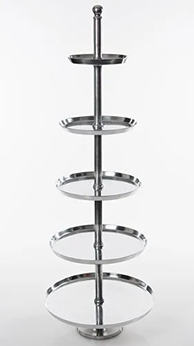 Fair-Shopping ETAGERE Dekoständer XXL A000 in silber von Fair-Shopping