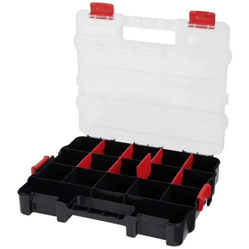 Werkstatt Alutec 56070 Sortimentskoffer (B x H x T) 330 x 60 x 270 mm Anzahl Fächer: 17 variable Unterteilung Inhalt 1 St.