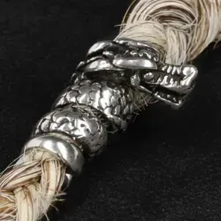 Drachensilber Bartschmuck in silber von Drachensilber