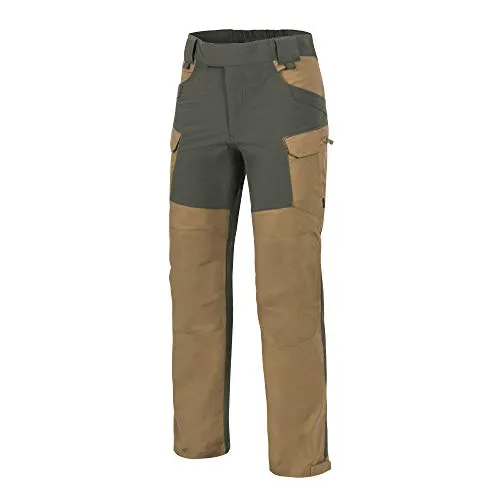 Helikon-Tex Outback Line, HOP Hybrid Outback Hose, DuraCanvas VersaStretch, Herren, Coyote Brown / Taiga Green, W38 - L30