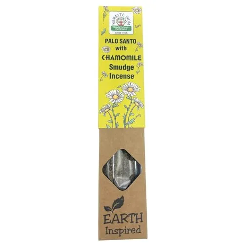 Ancient Wisdom - Von der Erde inspirierte Räucherstäbchen - Räucherwerk - Traditioneller indischer Bio-Weihrauch - Namaste Indien (MANZANILLA & Palo Santo) - 1 Set, 9 Stäbchen à 25 cm