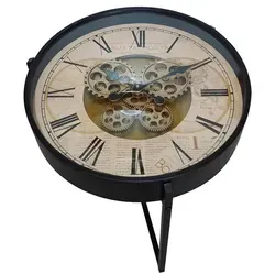 Couchtisch mit Uhr