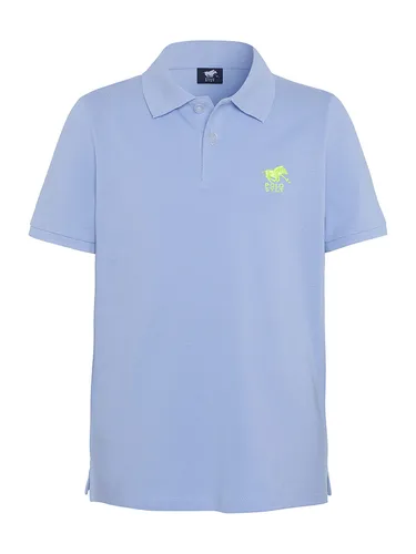 Polo Sylt Poloshirt in Hellblau, Größe 146/152, Blau, Kinder