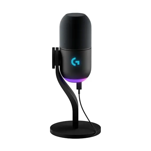 Logitech G Yeti GX Dynamic RGB Mikrofon - Klarer Sound mit Supernieren-Richtcharakteristik, ideal für Streaming und Podcasting