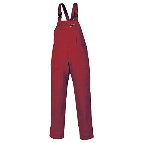 BIG-TEXXOR Arbeits-Berufs-Latz-Hose, 290g/m2, rot - Robuste Arbeits-Latz-Hose aus 100% Baumwolle, ideal für Handwerk und Industrie, in verschiedenen Größen erhältlich.