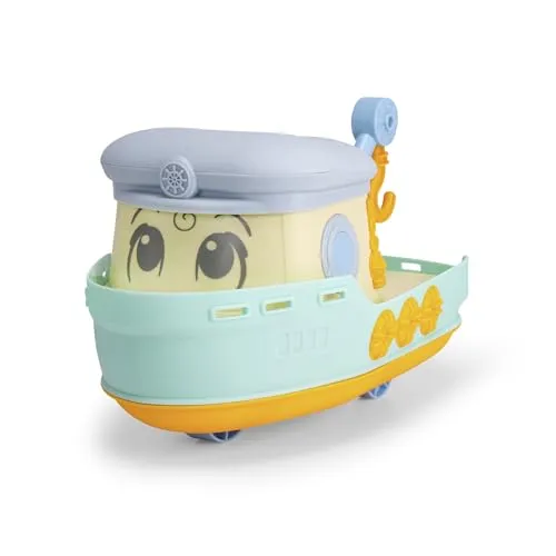 Dickie Toys ABC - Cozy Caro Boot (26 cm) - 2-in-1 Auto & Schiff ab 1 Jahr mit beweglichem Kranarm, Spielzeug für Babys und Kinder ab 12 Monate, geeignet für die Badewanne