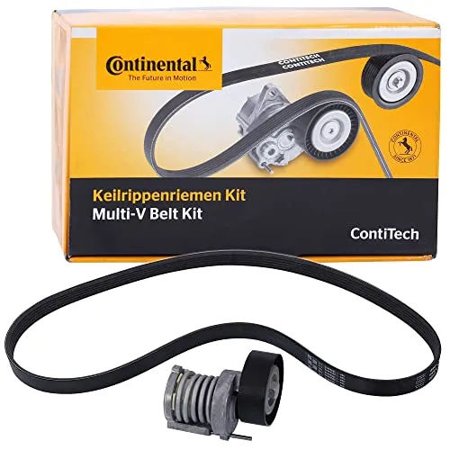Keilrippenriemensatz CONTINENTAL 6PK1080K1 - Zahnriemen von CONTITECH, inklusive Spannrolle, für zuverlässige Leistung und hohe Lebensdauer im Fahrzeug.